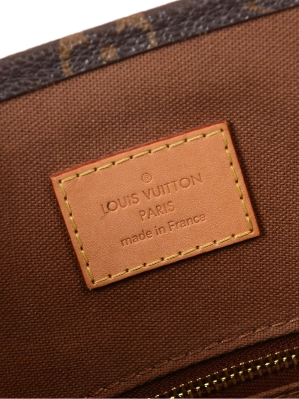 ♥️ Louis Vuitton Brown Sac Plat Envelope Monogram  Vertical Tote Bag♥️